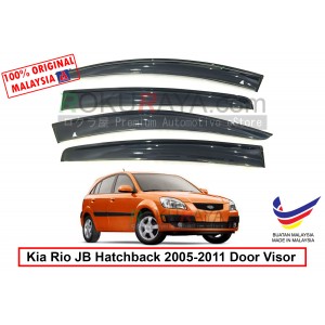Kia Rio JB (2nd Gen) 2005-2011 AG Door Visor Air Press Wind Deflector (Big 12cm Width)